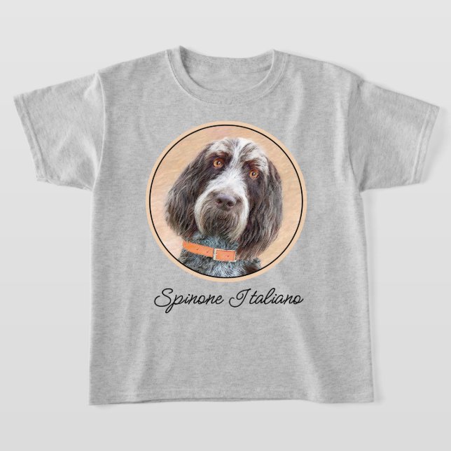 Camiseta Pintura de Spinone Italiano - Arte de Perro Origin (Distribución)