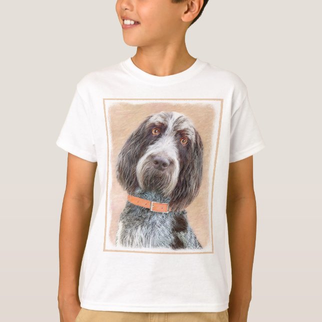 Camiseta Pintura de Spinone Italiano - Arte de Perro Origin (Anverso)