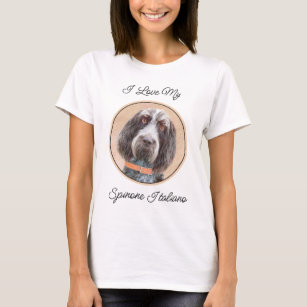 Camiseta Pintura de Spinone Italiano - Arte de Perro Origin