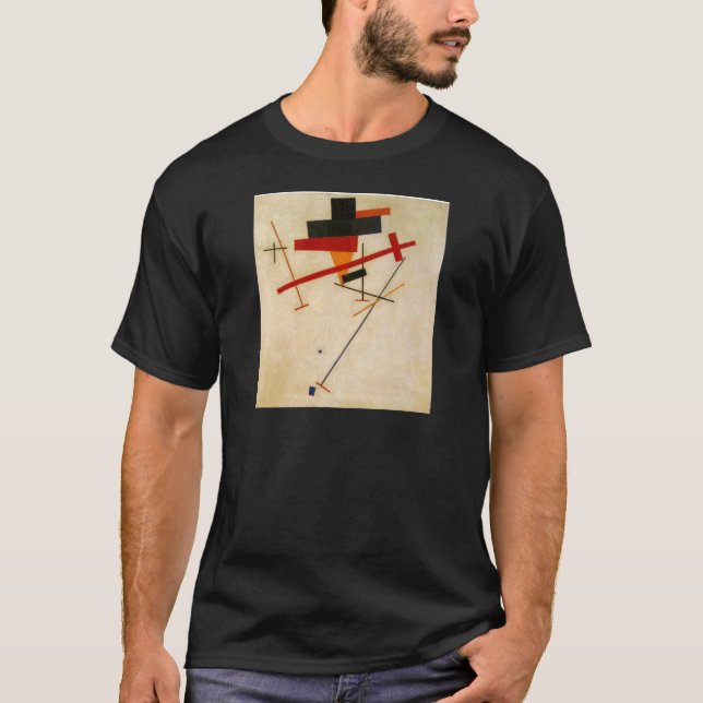 Camiseta Pintura de Suprematist de Kazimir Malevich (Anverso)