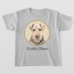 Camiseta Pintura de Terrier Galés - Arte de Perro Original 