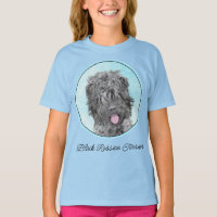 Pintura de Terrier Ruso Negro - Perro Original Lin