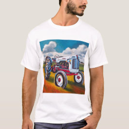 Camiseta Pintura de Tractor Vintage - Regalo para Amantes d