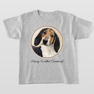 Camiseta Pintura de Treeing Walker Coonhound - Arte Origina