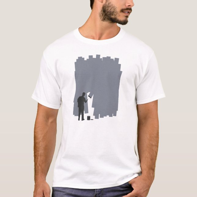 Camiseta Pintura de una pared (Anverso)