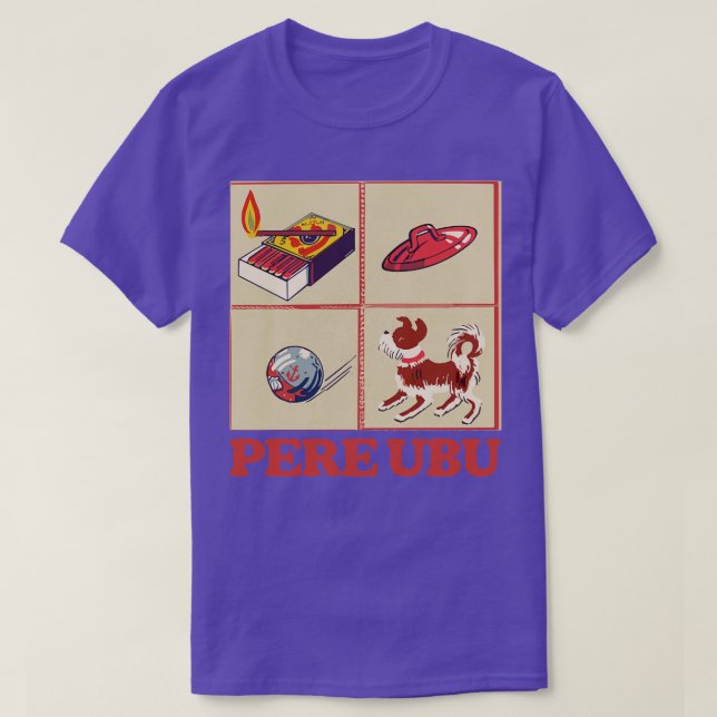 Camiseta Pintura de ventilador original de Pere Ubu 2 (Diseño del anverso)