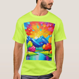 Camiseta Pintura de Vibrant Valley Vision
