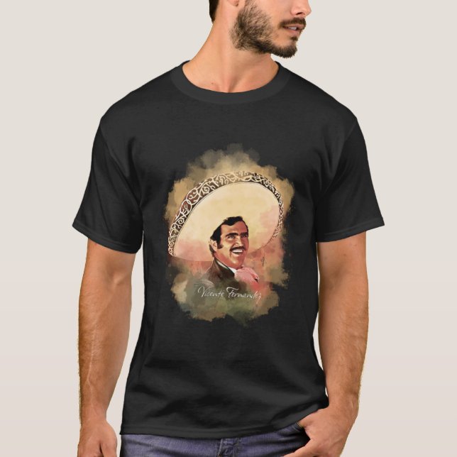 Camiseta Pintura de Vicente Fernandez (Anverso)