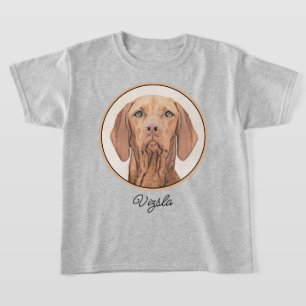 Camiseta Pintura de Vizsla - Arte Perro Original.