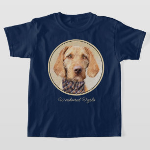Camiseta Pintura de Vizsla con cabello alambrado - Arte Per