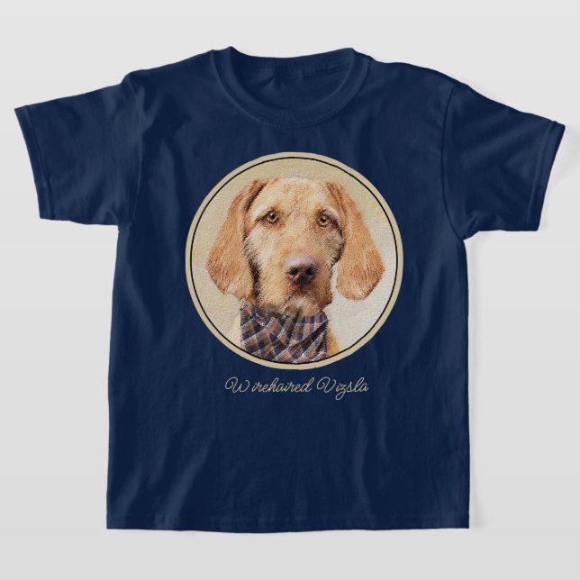 Camiseta Pintura de Vizsla con cabello alambrado - Arte Per (Distribución)