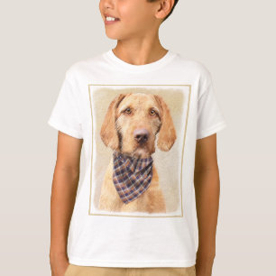 Camiseta Pintura de Vizsla con pelo alambrado - Arte de per