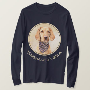 Camiseta Pintura de Vizsla con pelo alambrado - Arte de per