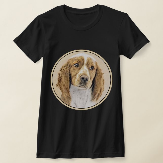 Camiseta Pintura de Welsh Springer Spaniel - Arte Original  (Distribución)
