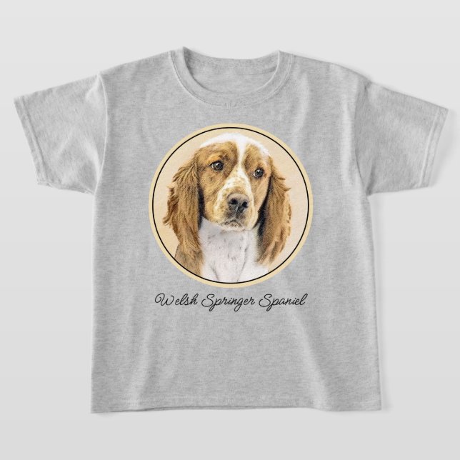Camiseta Pintura de Welsh Springer Spaniel - Arte original  (Distribución)