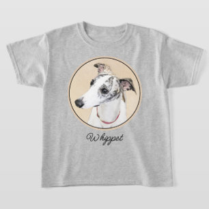 Camiseta Pintura de Whippet - Arte Cute Original Perro