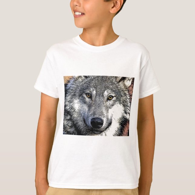 Camiseta Pintura de Wolf Eyes (Anverso)