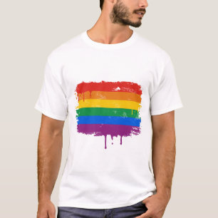 Camiseta Pintura del arco iris