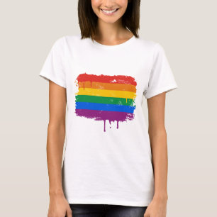 Camiseta Pintura del arco iris