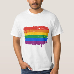 Camiseta Pintura del arco iris