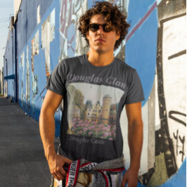 Camiseta Pintura del castillo de Douglas en el Clan de Esco