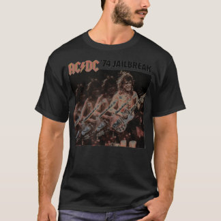 Camiseta Pintura del EP de la fuga de la cárcel ACDC '74