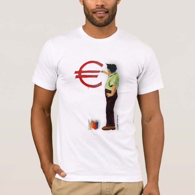 Camiseta Pintura del euro (Anverso)