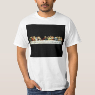 Camiseta Pintura del fractal de da Vinci Jesús de la últi