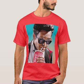 Camiseta Pintura del personaje Vic Vega ladrones película
