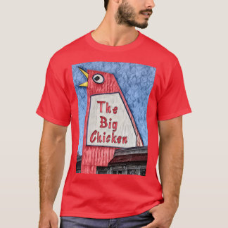Camiseta Pintura del restaurante Marietta Georgia Big Chick