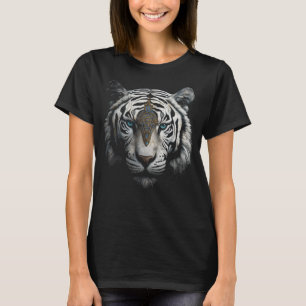 Camiseta Pintura del tigre blanco