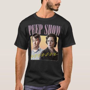 Camiseta Pintura del ventilador de Peep Show Meme Retro