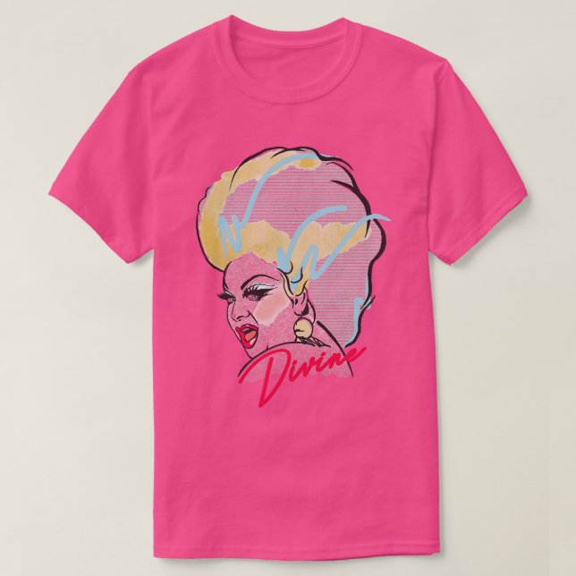 Camiseta Pintura del ventilador original divino (Diseño del anverso)