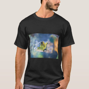Camiseta Pintura digital de pez caja