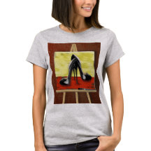 Pintura digital de una pintura de Stiletto Negro