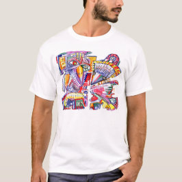 Camiseta Pintura digital realizada en Photoshop con tableta