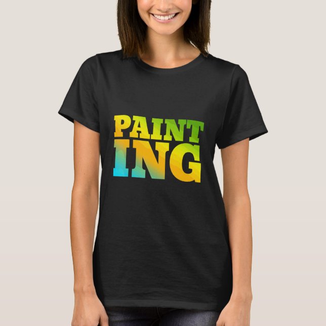 Camiseta Pintura Diseñada Con Colores Naturales (Anverso)