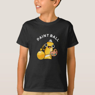 Camiseta Pintura divertida pintura Pun Dark BG