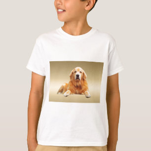 Camiseta Pintura en Acuarela de Perro Labrador Negro