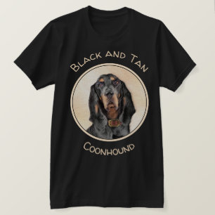 Camiseta Pintura en blanco y negro - Arte original del perr