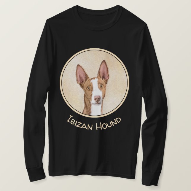 Camiseta Pintura enredadera ibicenca - Arte de perro origin (Anverso del diseño)