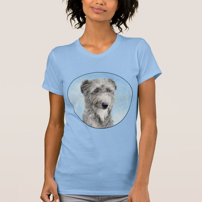 Camiseta Pintura escocesa del perro - Ar original del perro (Anverso)