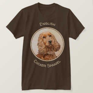 Camiseta Pintura Española de Cocker Inglés - Arte Perro O