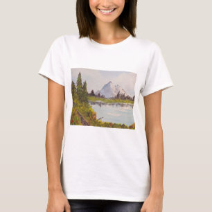 Camiseta Pintura estilo Bob Ross #1