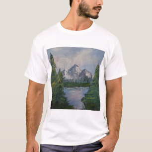 Camiseta Pintura estilo Bob Ross #2