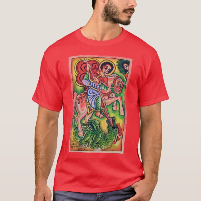 Camiseta Pintura etíope de la iglesia - Kidus Gebreal (Anverso)