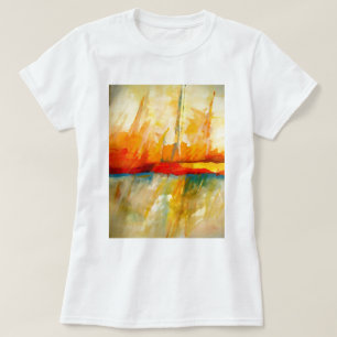 Camiseta Pintura expresionista abstracta moderna