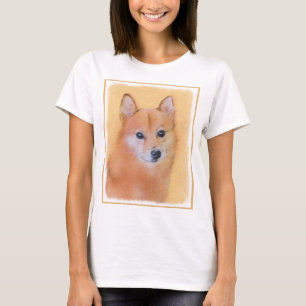Camiseta Pintura finlandesa de Spitz - Arte de perro origin