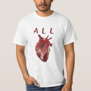 Camiseta Pintura gráfica del corazón