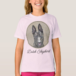 Camiseta Pintura Holandesa de Pastores - Cute Original Dog 